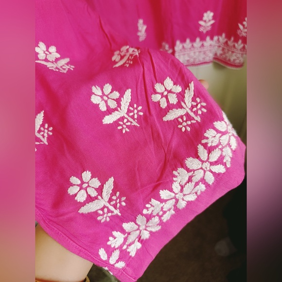 Pink Embroidered cord set - Picture 4 of 6